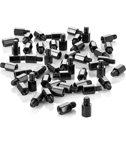 88 Pièces Entretoises Laiton M3 5+4mm - Pour PCB Carte Mère - Hexagonal - Uxcell - Neuf