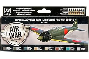 Vallejo Model Air - Set di Colori Acrilici per Aerografo, Multicolore