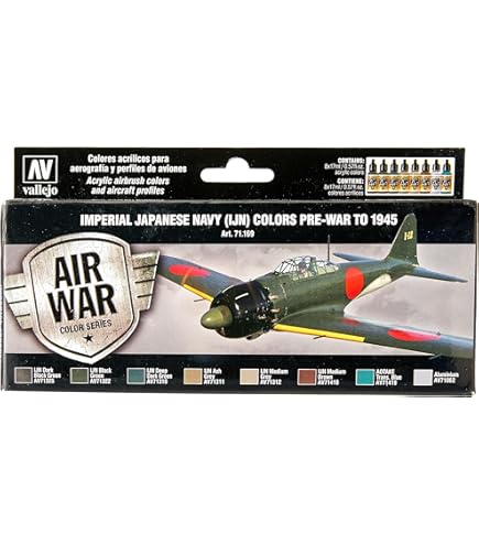 Vallejo RAF & FAA Day Fighters Pre-War To 1941 Paint Set - M - View #6