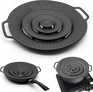 Edelstahl Spritzschutz Deckel - Anti Ölspritzer Für Pfannen & Töpfe