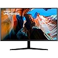 Samsung 32-inch(80.1cm) 3840 x 2160 Pixels 4K UHD, Flat Monitor, 1 Billion Colors, PBP, Slim Bezels, AMD FreeSync (LU32J590UQ