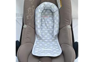 moon-bebe Reductor Antialérgico Universal MaxiCosi, Silla de Coche y de Paseo(azul stars)