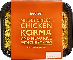 Booths Chicken Korma and Pilau Rice, 400g