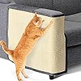 Navaris Cat Scratch Furniture Protector - Natural Sisal Sofa Protectors from Cats - Couch Scratcher Shield Mat - Right