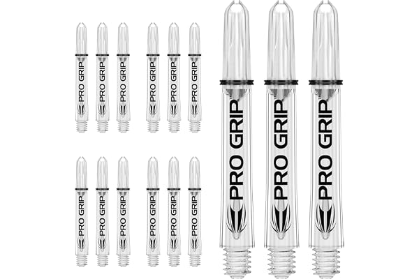 Target Darts 5 x Sets Pro Grip Dart Shaft - 15 au Total - Différentes Tailles Et Couleurs