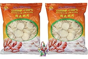 LNEE [ 2 x 1 kg ] SA GIANG Cracker, non cuit / Kroepoek # Y2 + un petit pendentif porte-bonheur gratuit