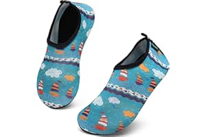 SAGUARO Kinder Badeschuhe Leicht Weich rutschfest Hausschuhe