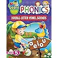 Learn with Phonics Book 5- Double-Letter Vowel Sounds for Children Age 4 -10 Years [Paperback] Dreamland Publications