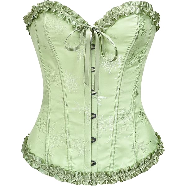 Corset Entraînement Taille Femme - Double Acier 24 Baleines - Laçage Latéral - Pour Silhouette Sablier - 2
