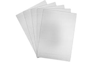 fowong 5 Pieces Wire Mesh Sheet 304 Stainless Steel Mesh, Durable Wear-Resistant Mesh Panels for Grills and Air Bricks, Rodent Mesh Cover Vents Sewer Outlets or Windows, 30cm x 22cm