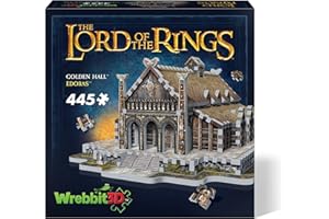 Wrebbit 3D Señor de los Anillos Dorado-Edoras Puzzle 3D (W3D-1016)