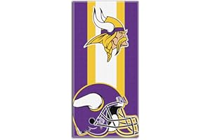 Northwest NFL Minnesota Vikings Unisex-Adult Beach Towel, 30" x 60", Zone Read