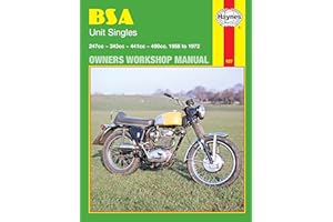 BSA Unit Singles (58 - 72) Haynes Repair Manual (Owners Workshop Manual)