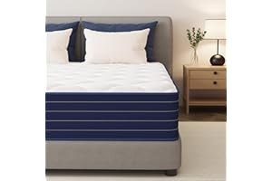 PurrJoys Materasso Matrimoniale 140x200x25cm, Memory Foam e Molle Insacchettate, Rigidità Media, Traspirante, Isolamento del Movimento, Certificato CertiPUR-US® e Oeko-TEX®, Senza Fibra di Vetro