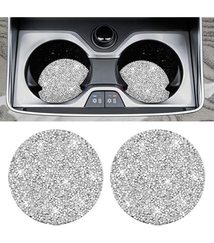 Cgeamdy Car Cup Holder Coaster Universal Auto Cup Holder Insert