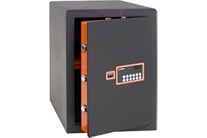 ARREGUI Plus C 180080 Safe Security Level S2, Steel Furniture Safe with Class A Certified 2-Factor Safety Lock, Safe for Home or Commercial Use, Safe with Code, 52 x 38.5 x 36 cm, 57 L