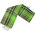 Amazing Health Wheat Bags Microwavable – Hot and Cold Pack for Men and Women - Microwave Heat Pad with Natural Wheat – Heat Pack Cotton Tartan Microwave Wheat Bag - Lavender (Lime Tartan)
