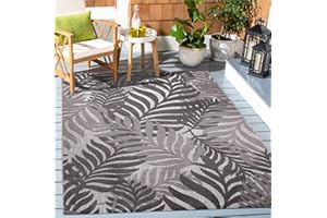 ‎SANAT SANAT Outdoor Teppich Wetterfest - Outdoorteppiche für den Innen und Außenbereich, Balkon Teppich Wasserabweisend, Strapazierfähige Teppiche für Terrasse Garten und Wohnzimmer, Grau 160 x 230 cm