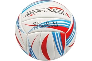 ‎SPORTVIDA SportVida Volleyball Ball Beachvolleyball für Kinder und Erwachsene | Farbenauswahl