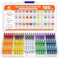 Kit Extracteur De Fusibles Auto Dancepandas - 12 Pinces De Extraction Pour Fusibles Voiture (Rouge, Jaune, Noir)
