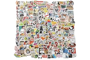 Willingood Aufkleber 200 St¨¹ck Wasserdicht Vinyl Stickers Graffiti Style Decals f¨¹r Auto Motorr?der Fahrrad Skateboard Snowboard Gep?ck Laptop Aufkleber MacBook iPad und mehr