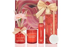 Cocorrína Cadeau Maman, Cadeau Anniversaire Maman, Set cadeau bougies parfumées, Cadeau fête des mères, coffret cadeau femme, vec Boîte Cadeau Exquise