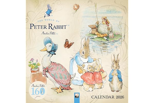 The World of Peter Rabbit Wall Calendar 2026 (Art Calendar)