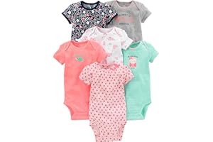 Simple Joys by Carter's Baby-Mädchen Body (6er Pack)