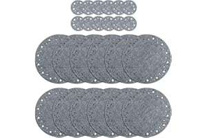 BLUE WHALE GIFTS Nordic Grey Star Christmas Dinner Felt Table 12 Placemats & 12 Coasters