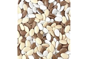 CHOCODIC Dragées chocolat variation chocolat taupe ivoire 1kg - pas cher - environ 320 dragées - Fabrication artisanale en France