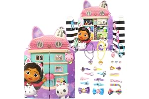 Gabby's Dollhouse adventskalender med smycken och hårsmycken – 28 x 7 x 40 cm
