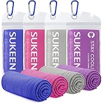 Sukeen 8 Stuks Koelhanddoeken 40x12 Cm - Verkoelende IJshanddoek, Nekwikkel & Gymhanddoek Voor Mannen En Vrouwen