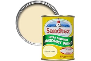 Sandtex 150ml Tester Pot Cornish Cream Ultra Smooth Masonry Paint