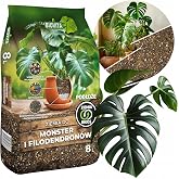 Biovita Monstera &amp; Philodendron Substrate 8L Loose Soil Mix with Coconut and Perlite, Professional Indoor Plant Substrate
