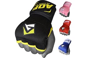AQF Vendas Boxeo, Guantes Interiores, Muñecas Elásticas Tape Vendaje 100cm Largo, Wraps Protector Mano para Muay Thai, Taekwondo & MMA