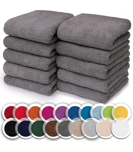 GÖzze Seifenschaumtuch Set - 4er Pack Handtücher 30x30 Cm New York Design In Mint