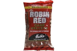 Dynamite Baits Robin Red Carp Pellets – Pre Drilled – 0, Size 900 gr