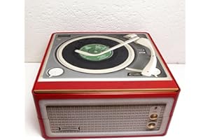 ELITE TINS AUDIO Record Player Storage TIN, Various