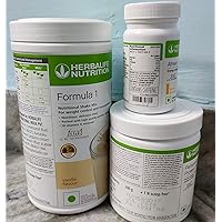 Herbalife Nutrition Weight Loss Package formula1 Vanilla Personalized Protein Powder/PPP, Afresh (Lemon)