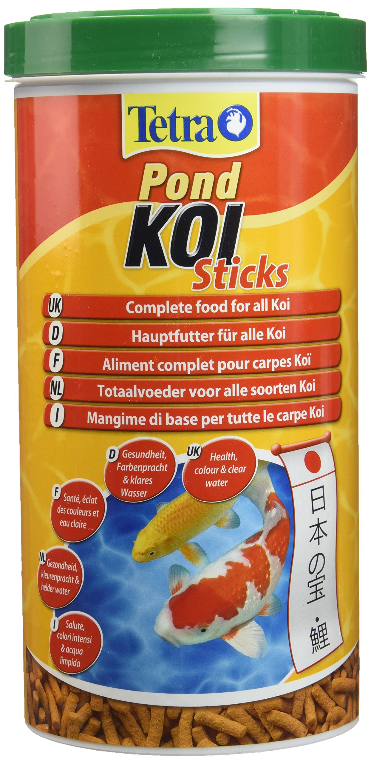 Tetra Pond Koi Sticks – Koifutter für farbenprächtige Fische und eine verbesserte Wasserqualität