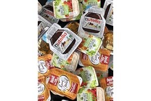 Lot petit déjeuner de 25 barquettes de miel + 25 de nutella + 25 confiture 4 parfums