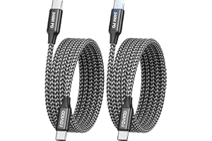 RAVIAD 240 W USB C-kabel 2 st. 2 m, laddningskabel USB C PD 3.1 snabbladdningskabel