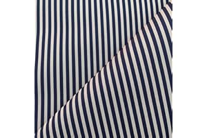 DISCOVER LIFESTYLE & FASHION FABRICS Tough Waterproof Aqua Tech Outdoor Canvas Marine Cordura Fabric Garden Furniture Seat Covers Deckchairs Gazebos Tents Table Top Bags Upholstery | 60 Inch - 150 cm | per Half Metre (Taupe/Navy Blue)