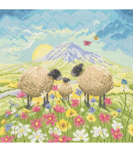 Kit De Broderie Libre Tambour - Happy Place - Anchor | Les Ciseaux Magiques