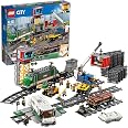 Set Treno Telecomandato JMBricklayer 51109 - Locomotiva Diesel EMD SD40-2 Con Binari E Gru - 1170 Pezzi STEM Per Bambini E Adulti