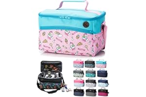 BambiniWelt by Rafael K. Tasche für Hörwürfel [Tasche für Toniebox und Tigerbox Touch] Aufbewahrung für Tonies Hörfiguren Starterset Transporttasche Tragetasche verstellbar mit Reißverschluss