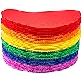 Carpet Spot Markers x 30 Classroom Sit Circles for Teachers (6 Colors)