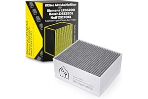 KF3TEC® Filtr z węglem aktywnym do Siemens/Bosch/Neff/Gaggenau Cleanair Filter - DSZ5201 / LZ56200 / Z5170X1 / 00678460 (Siemens/Bosch/Neff/Gaggenau Cleanair Filter - DSZ5201 / LZ56200 / Z5170X170X170X170X; 1 / 00 678460)