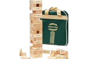 Jaques of London Tumble Tower | Giant Garden Game | Outdoor Games for Adults and Kids | Wooden Tumbling Tower | Since 1795