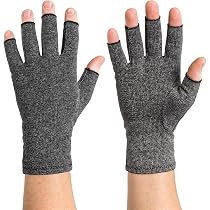 handschuhe für durchblutungsstörungen Thermoskin Dynamische Kompressionshandschuhe, Arthrose - Fingerlose Handschuhe zur Unterstützung bei Arthritis, Durchblutung & Steifheit, mit rutschfestem Griff meryl Color:Space Grey Wolf Republic Review: Ranger